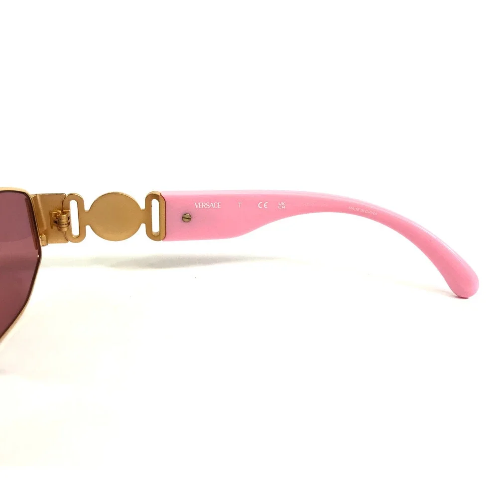 Versace Kids Sunglasses VK2003 1002/9L Gold Pink Frames with Mirror Pink Lenses